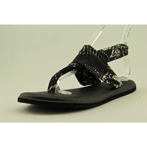 yoga slingback 2 11 1418 Slingback Sling Yoga sandals Owned Women Black Sanuk Sandal  US Pre