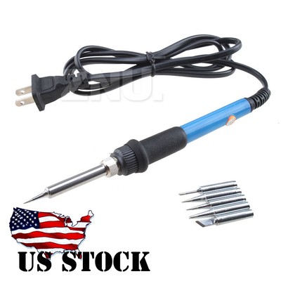 110V Adjustable Electric Temperature Gun Welding Soldering ...