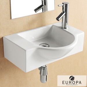 ... -350x540-1TH-Sink-White-Ceramic-Wall-Hung-Corner-Bathroom-Basin-4523A