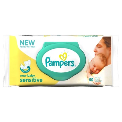 pampers new baby sensitive wipes