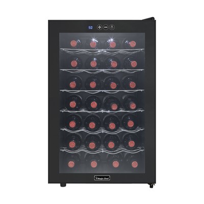 Magic Chef MCWC28B 28-Bottle Wine Cooler Refrigerator ...