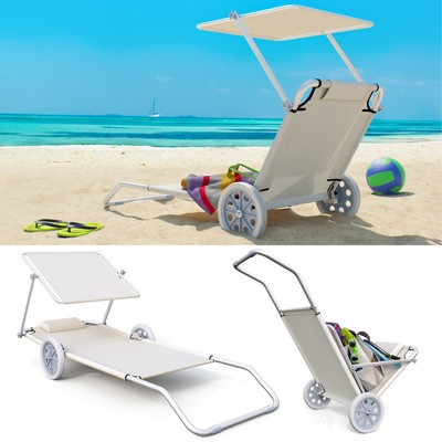 Strandliege Mit Rollen Und Dach sdatec.com