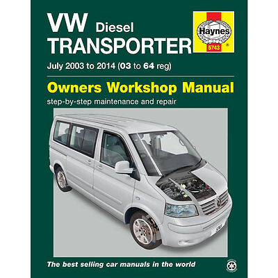 VW Transporter T5 1.9 2.0 2.5 Diesel 2003-14 Haynes Workshop Manual