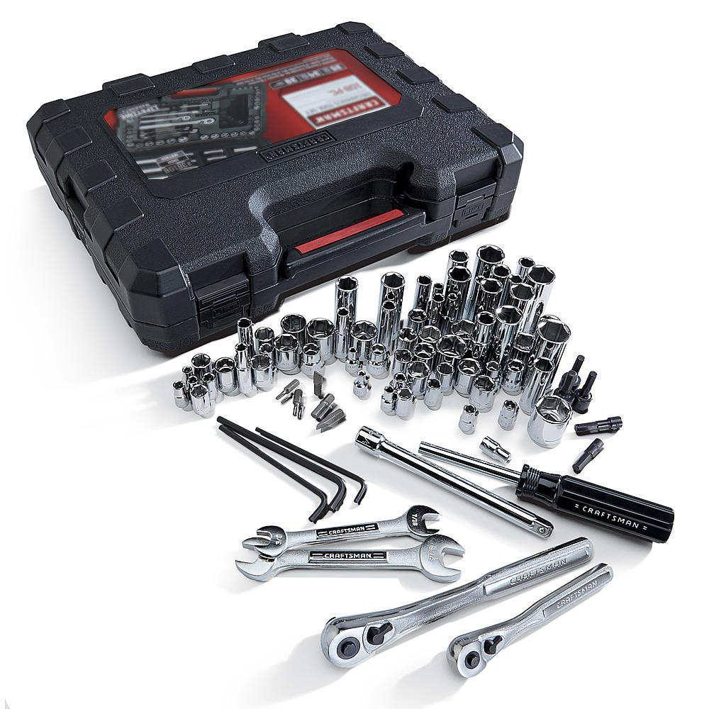 UPC 099575201080 product image for Craftsman 108 Pc Piece Sae Metric Mechanics Tool Set Tools Sockets Wrenches | upcitemdb.com