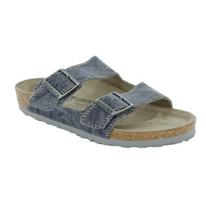 Birkenstock Women's Arizona Linen Sandals Navy | eBay