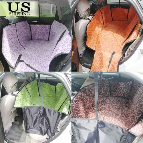 Dog Cat Car Seat Pet Cover Rear ...