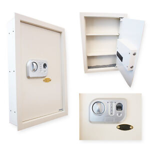Biometric Fingerprint Wall Mounted Safe Cabinet w