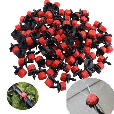 Adjustable 100pcs Micro Drip Irrigation Watering Anti-clogging ...