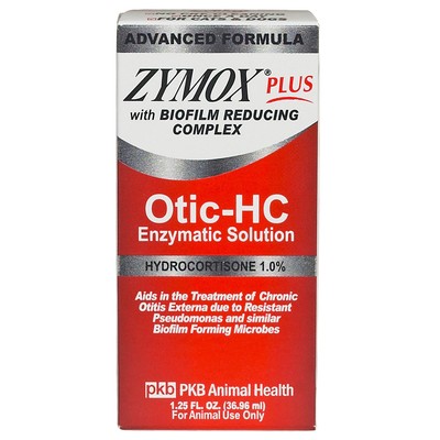 Zymox Plus Otic-HC Enzymatic Solution 1% Hydrocortisone ...