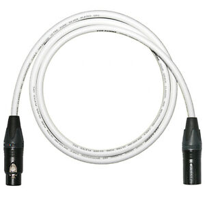 ... Length-Microphone-Leads-Neutrik-Gold-XLR-Plugs-White-Van-Damme-Cables