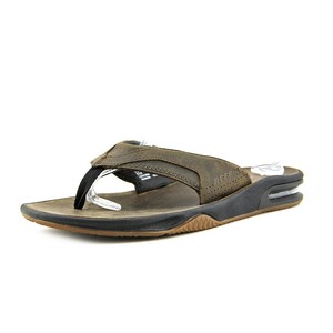 Reef D-14 Mens Size 11 Brown Leather Flip Flops Sandals Shoes No Box ...