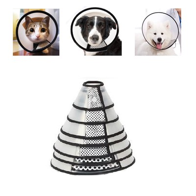 Dog E-Collar Elizabethan Wound Healing Cone Protection ...