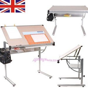 ... -Adjustable-Drawing-Work-Study-Folding-Table-Computer-Desk-Bed-Ipad