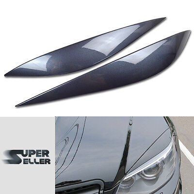PAINTED Fit For Mercedes Benz W204 C CLASS HEADHIGHT LAMP COVER EYEBROWS EYELIDS