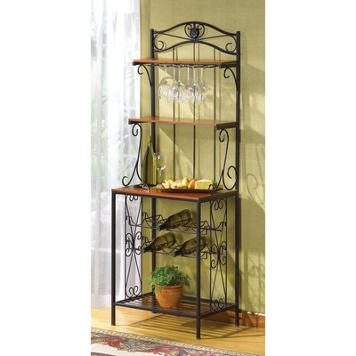 Beautiful Baker's Style Wine and Glass Rack ...