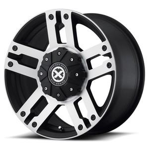 20 inch 20x9 American Racing ATX AX190 black wheel rim 6x5