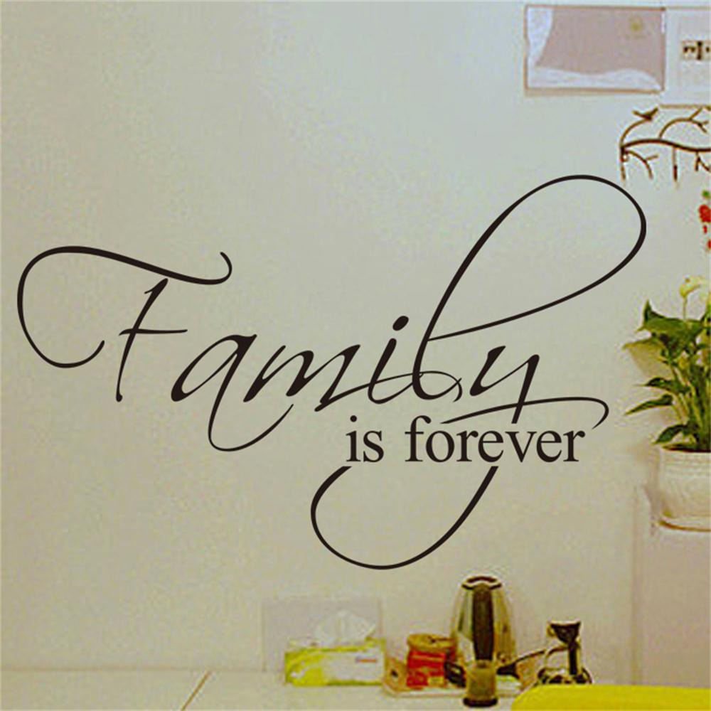 Family is Forever Removable Art Vinyl Quote ...