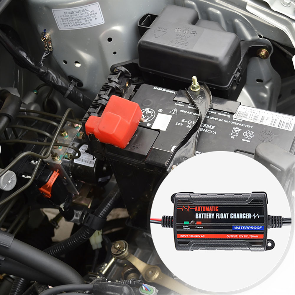 MICTUNING 0.75A Automatic Battery Trickle Charger ... 57 chevy battery wiring 