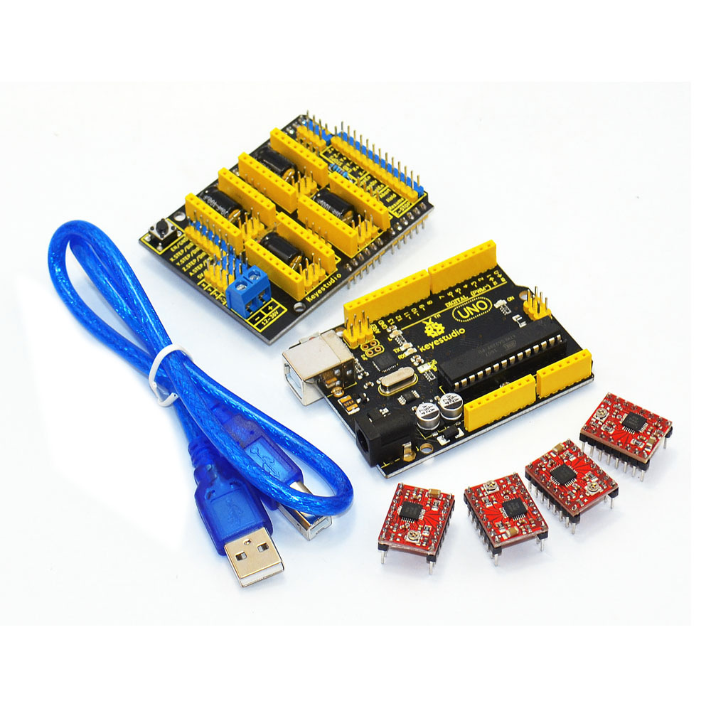 Arduino cnc kit shield v uno r pcs a