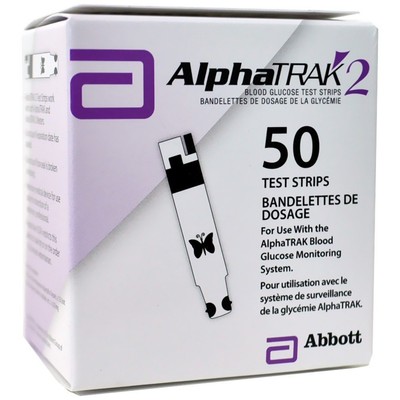 AlphaTRAK 2 Blood Glucose Test Strips (50 ...