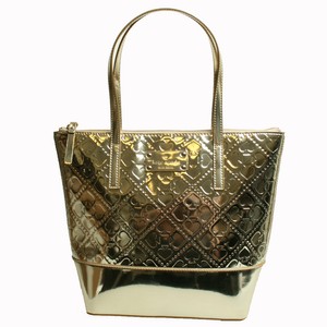 ... -Jeralyn-Beale-Street-Gold-Handbag-Metallic-Tote-Purse-Designer-Auth