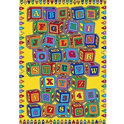 5 x 7 ABC's ALPHABET BLOCKS KIDS ...