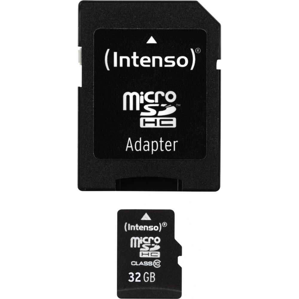 INTENSO MICRO SDHC  CARD 32GB CLASS 10 INKL. SD-ADAPTER SPEICHERERWEITERUNG