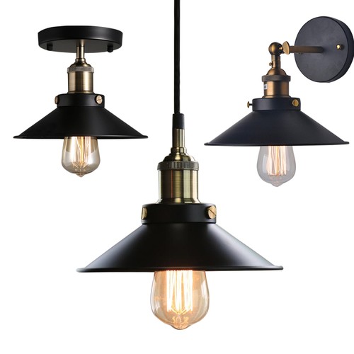Vintage Ceiling Light Lampshade Metal Pendant Wall Lamp Shade Wall Sconces Retro eBay