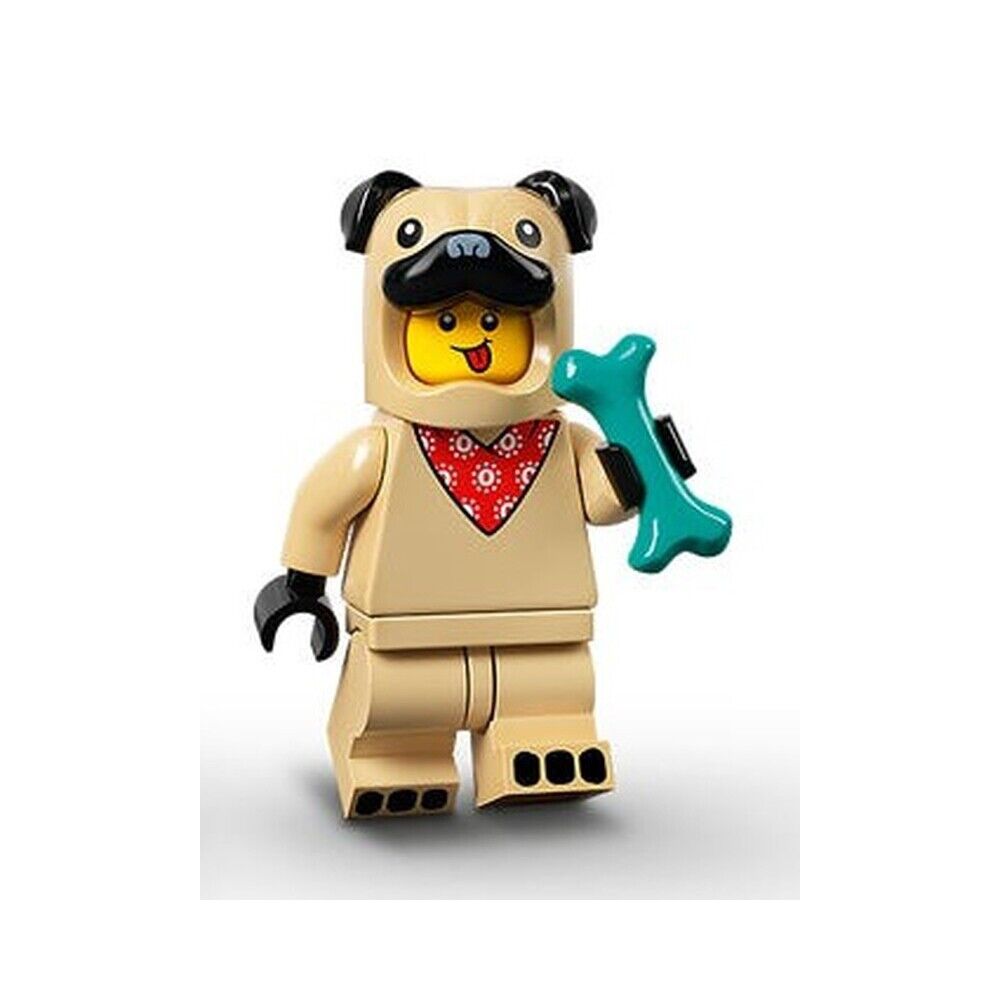 Lego Series 21 Pug Costume Guy Collectible Minifigure #5 71029