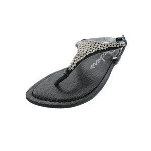 NEW skechers Black sandals Slingback  Embellished SKECHERS  Shoes Sandals  Metallic slingback Thong