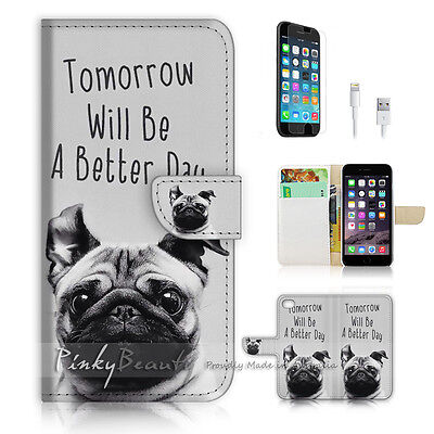 ( For iPhone 7 Plus ) Wallet Case Cover P1616 Better Day