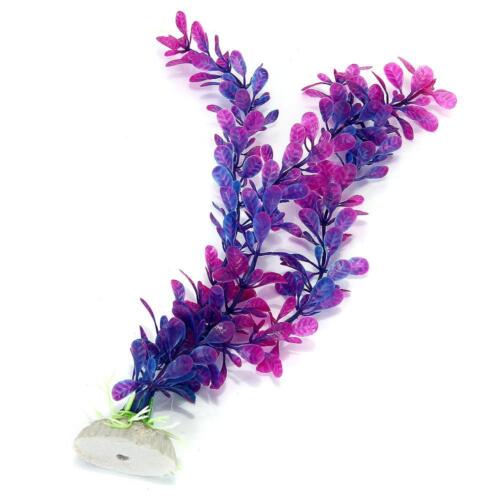 Purple Blue Artificial Water Plants for Fish ...