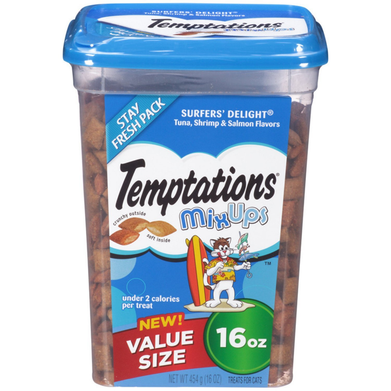 TEMPTATIONS MixUps Treats for Cats SURFER'S DELIGHT ...