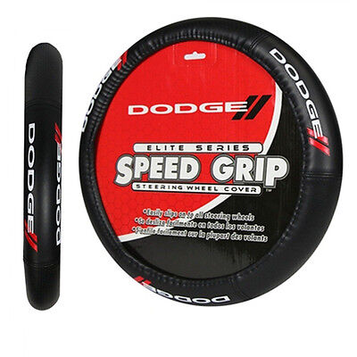 New Dodge Elite Racing Stripes Car Truck Synthetic Leather Steering Wheel Cover