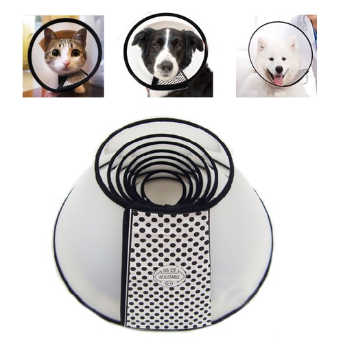 7 Size Dog E-Collar Elizabethan Wound Healing ...