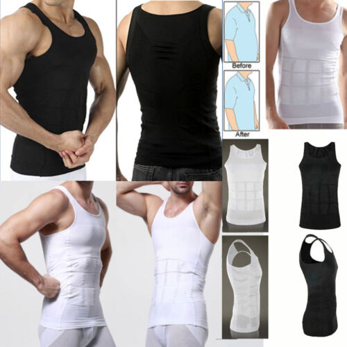 men body slimming tummy shaper belly underwear shapewear waist girdle shirt