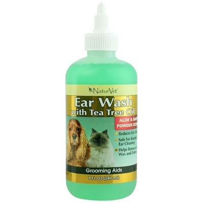 NaturVet Ear Wash with Tea Tree Oil ...