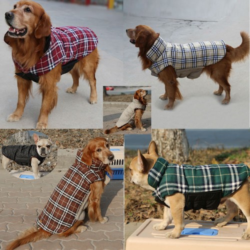 Large Dog Jacket Pet Clothes Puppy Winter ...