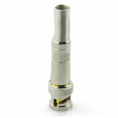 Copper Core Solderless BNC Male Connector Plug to RG59 Coax Cable Coupler