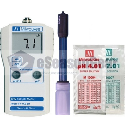 Milwaukee MW100 Portable pH Meter, w/ SE220 ...