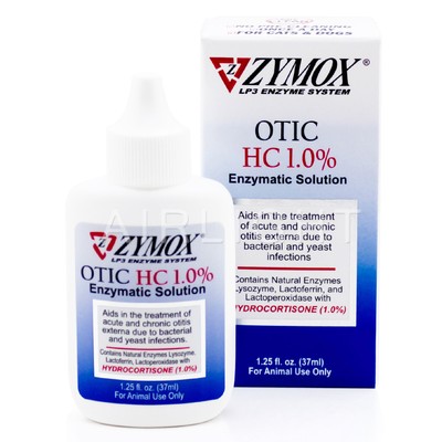 ZYMOX OTIC Hydrocortisone 1.0% Pet Dog Cat ...