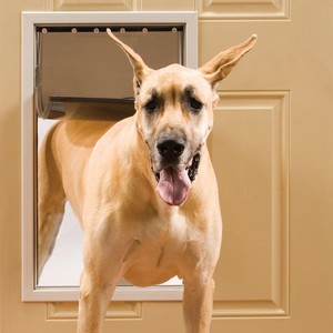 ... -Aluminum-Doggie-Door-Easy-to-install-Do-it-yourself-XLarge-Dogs