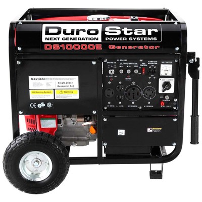 DuroStar 10000W Portable Gas Electric Start Generator ...