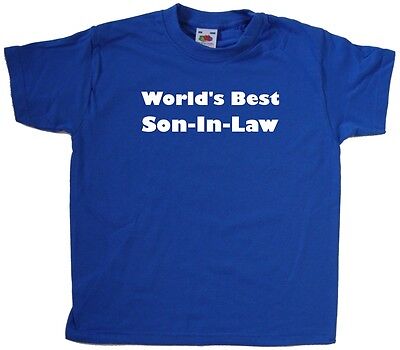 World's Best Son-In-Law Kids (Best Son In Law Shirt)