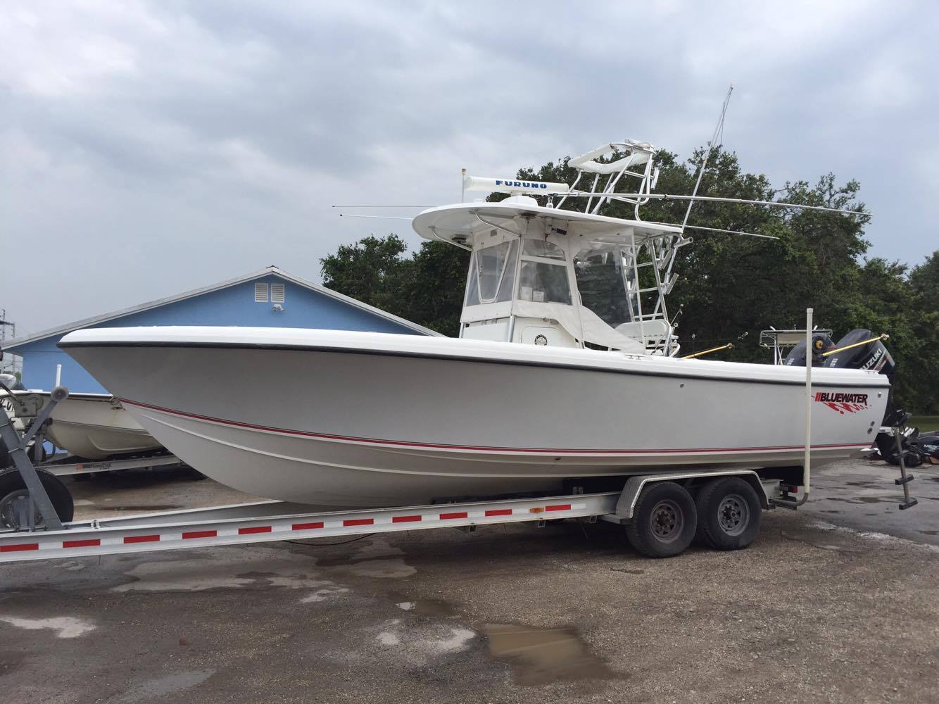 USED 2007 BLUE WATER 2850 31 FT OFFSHORE FISHING BOAT
