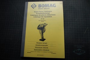 Compactor tamper parts book on line