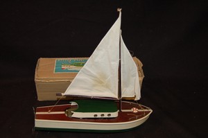 1950s Rico Japanese Model Sailboat Battery Operated Toy  eBay