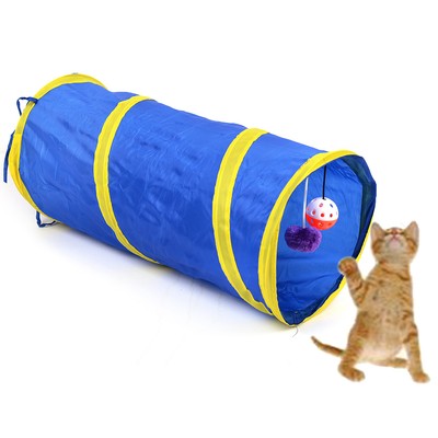 Foldable Pet Tunnel Cat Kitten Ferrets With ...