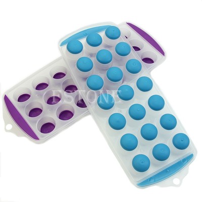 New Silicone Ice Ball Cube Tray Freeze ...