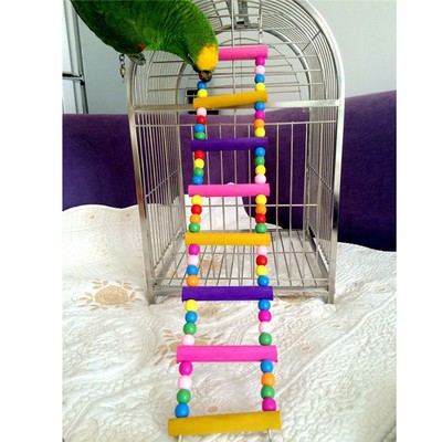 Bird Swing Wooden Bridge Ladder Climb Cockatiel ...